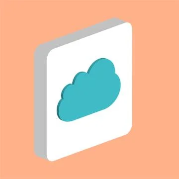 Cloud computer symbol イラスト素材