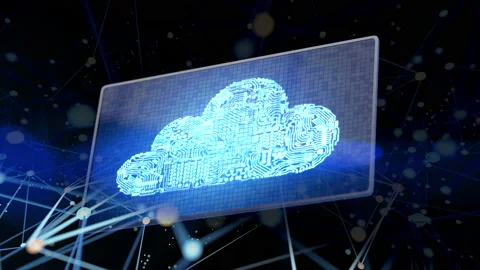 Cloud computer technology Stock Footage 168118032