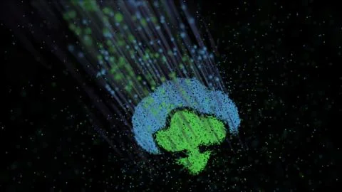 Cloud Computing abstract 3D rendering and 3d illustration Stock Illustration