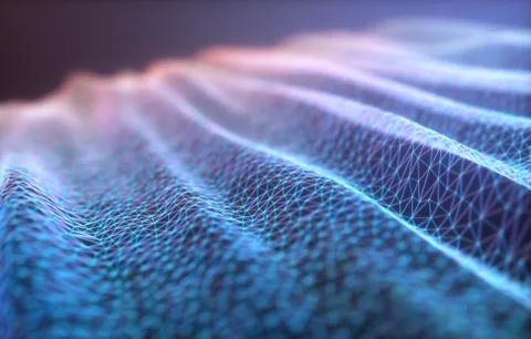 Cloud Computing Abstract Background Network Connection Stock Illustration