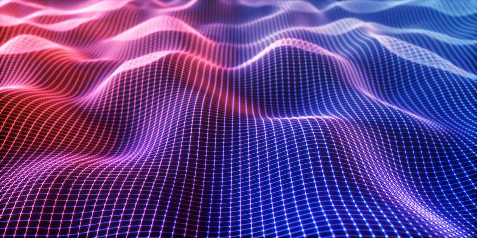 Cloud Computing Abstract Background Network Connection Stock Illustration