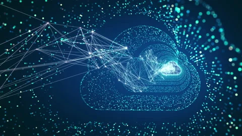 Cloud computing and Big data concept. Stock Footage 132317155