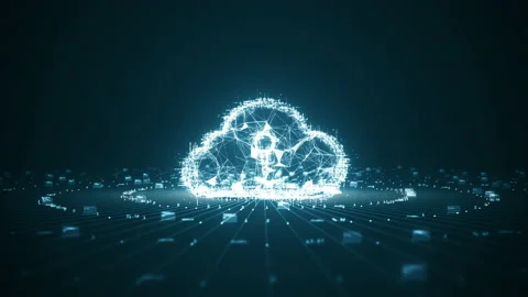 Cloud computing and Big data concept. Stock Footage 140949376
