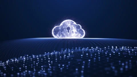 Cloud computing and Big data concept. Stock Footage 231086431