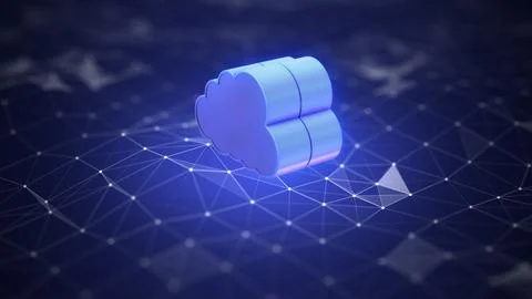 Cloud Computing and Big Data with plexus イラスト素材