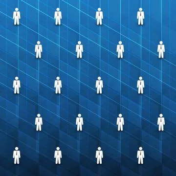 Cloud Computing and Business Networks Concept 스톡 일러스트