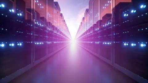 Cloud computing and computer networking business communication concept Foto stock