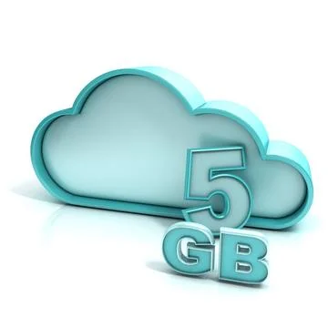 Cloud computing and database. 5 GB capacity Cloud computing and database. ... Stock Photos