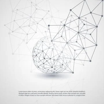 Cloud Computing and Networks Concept Stockillustratie