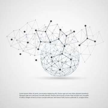 Cloud Computing and Networks Concept Stock Illustration