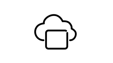 Cloud computing and programming icon animation for data hosting concepts Stock Footage 345417778