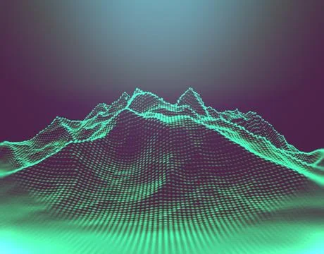 Cloud computing and tech design.3d rendering Stock Illustration