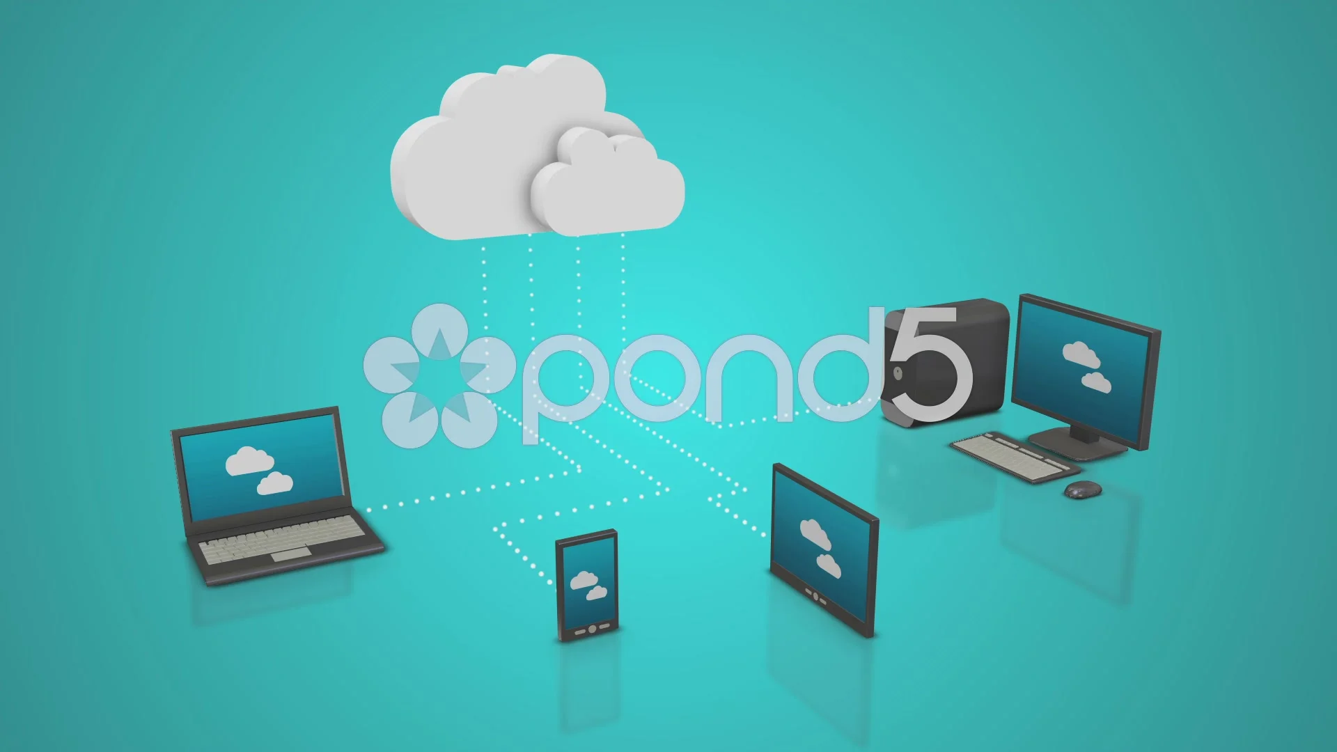 Cloud Computing Animation | Stock Video | Pond5