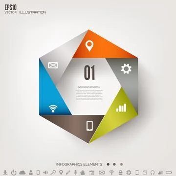 Cloud computing background with web icons. Social network. Mobile app Illustrazione stock