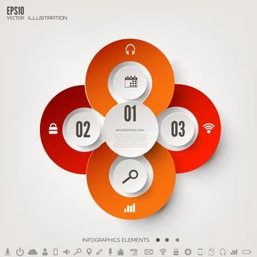 Cloud computing background with web icons. Social network. Mobile app Stock Illustration