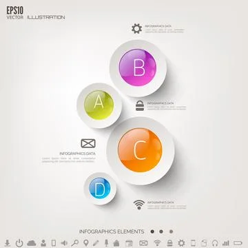 Cloud computing background with web icons. Social network. Mobile app Stock Illustration