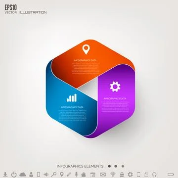 Cloud computing background with web icons. Social network. Mobile app Stockillustratie