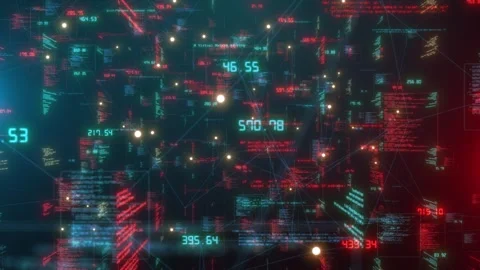 Cloud Computing Big Data Network Architecture Machine Learning Systems Video stock 286084307