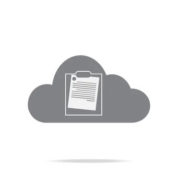 Cloud computing business service icon 스톡 일러스트