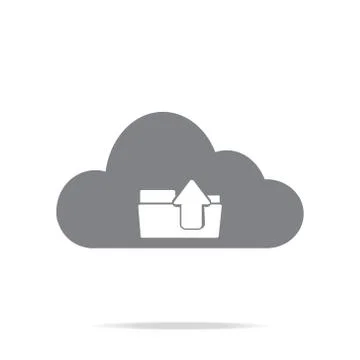 Cloud computing business service icon イラスト素材
