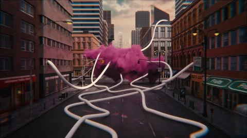 Cloud Computing City Stock Footage 276165964