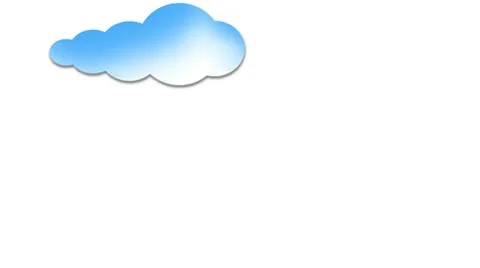 Cloud Computing Cloud Animation Stock Footage 10721145