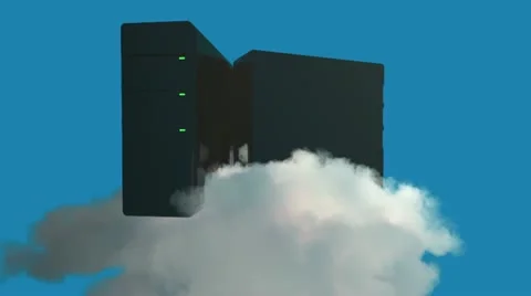 Cloud computing computer server Stock Footage 20439312