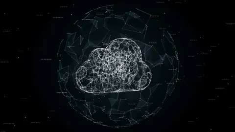 Cloud computing concept animation Stock Footage 91184476