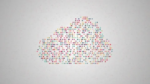 Cloud computing concept animation Stock Footage 104739213