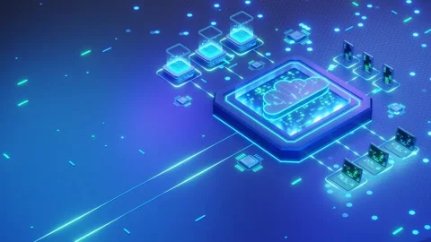 Cloud Computing concept background. Stock Footage 249379862