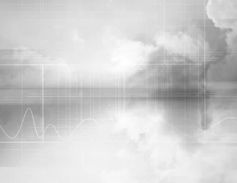 Cloud Computing Concept Background Stockillustratie