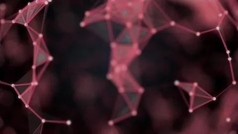 Cloud computing concept. Big data storage center of blur futuristic connection Illustrazione stock