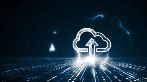 Cloud computing concept. Business, technology, internet and networking concep Stock Footage 143702812