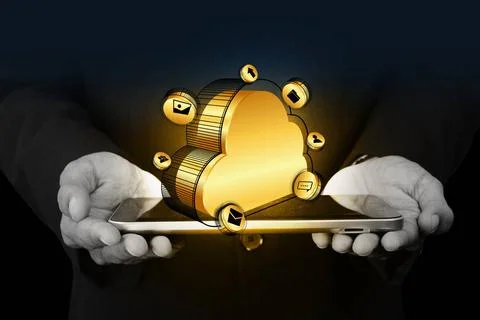 Cloud computing concept cloud computing concept Copyright: xZoonar.com/bri... Foto stock