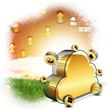 Cloud computing concept cloud computing concept Copyright: xZoonar.com/bri... Foto stock