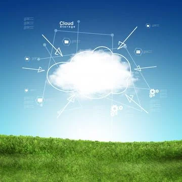 Cloud computing concept Cloud computing concept Copyright: xZoonar.com/bri... Foto stock