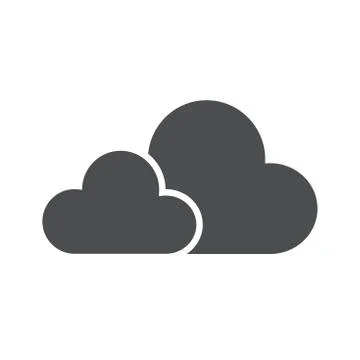 Cloud computing concept, cloud storage icon Ilustración de archivo