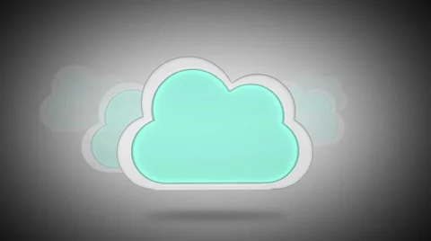 Cloud computing concept with copy space Video stock 42524922