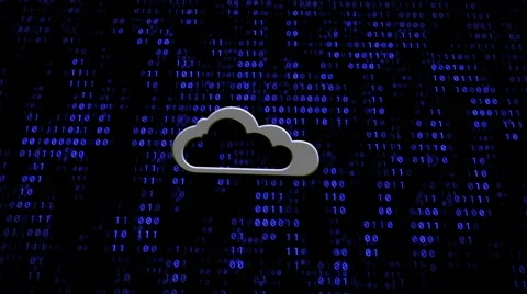 Cloud Computing Concept Digital Wall Stock Footage 46099763