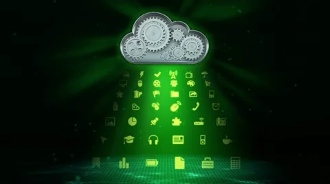 Cloud computing concept Stock Footage 11904978