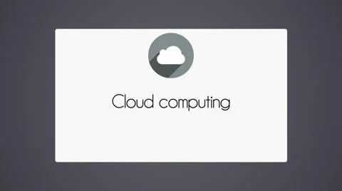 Cloud computing concept Stock Footage 40882207