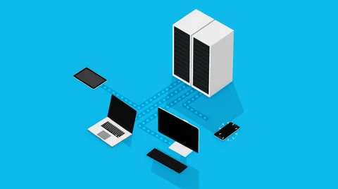 Cloud Computing Concept Stock Footage 61166899