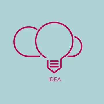 Cloud computing concept icon design . Isolated on blue background. Stock Illustration