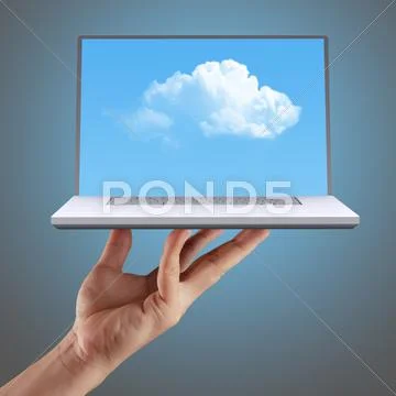 Cloud computing concept Stock Illustration