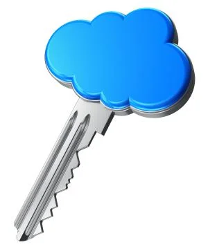 Cloud computing concept Stock Illustration