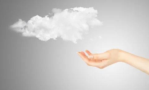 Cloud computing concept 库存插图