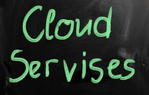 Cloud computing concept Stock Illustration