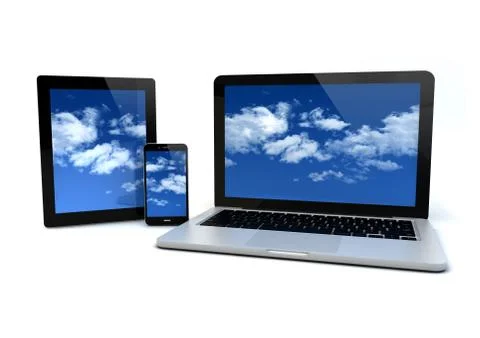Cloud computing concept 스톡 일러스트
