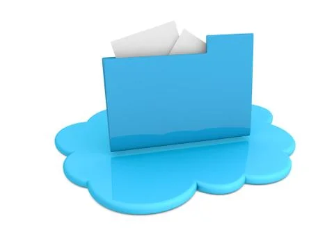 Cloud computing concept Illustrazione stock