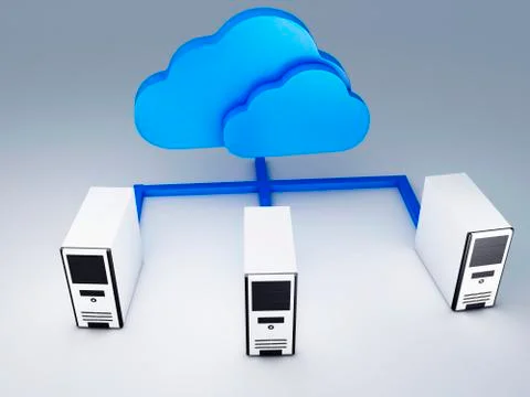 Cloud Computing Concept イラスト素材